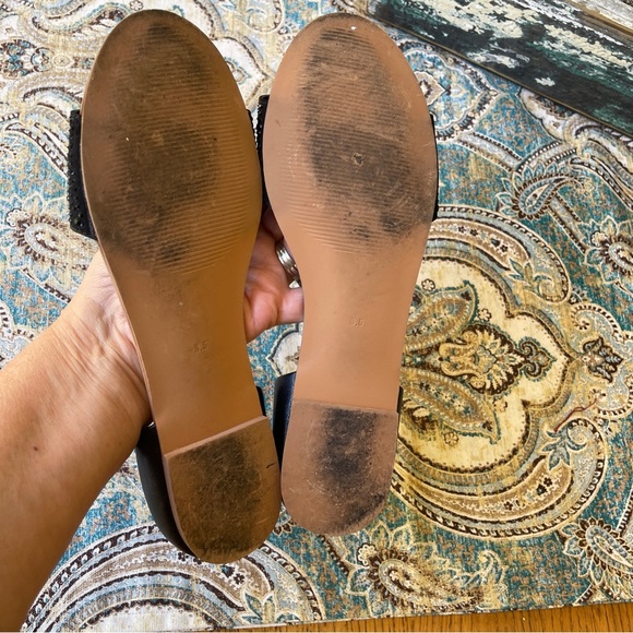 Guess black Rhinestone closed heel sandal 8.5 EUC - Picture 6 of 7